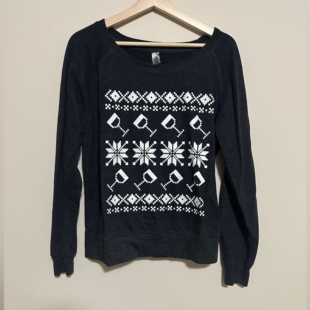 Wine and Snowflake Women's shirt